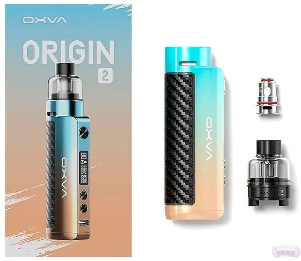 Стартовый набор Oxva Origin 2 Kit (Original) - Black Red 489278 фото