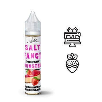 Жидкость Fancy Monster Salt Strawberry Сheesecake (Клубничный Чизкейк) 030310 фото