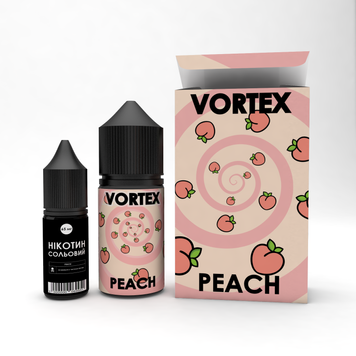 Набор для самозамеса Vortex Peach, 30 Мл\25 Мг 430095 фото