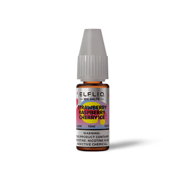 Жидкость Elfliq Strawberry Raspberry Cherry Ice 10Ml/50Mg (Original) 589486 фото