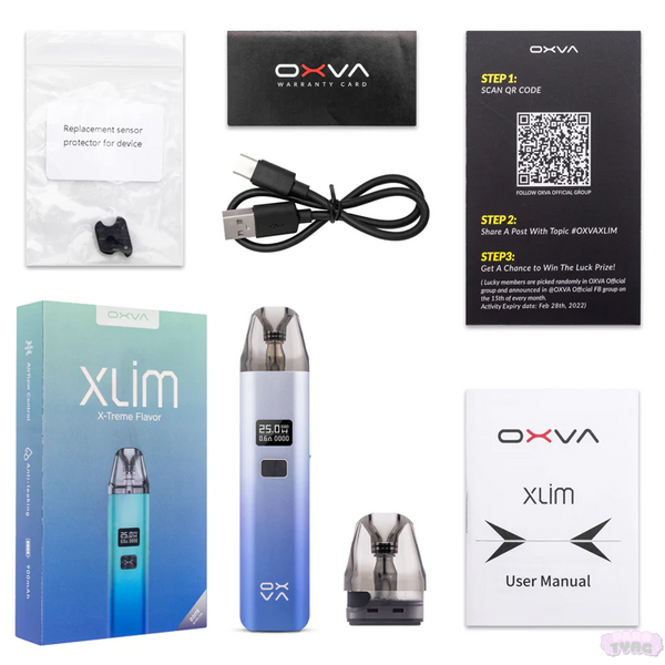Стартовий Набір Oxva Xlim V2 (Original) - Shiny Gold Pink 659565 фото