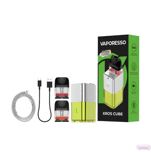 Стартовий набір Vaporesso XROS CUBE 900мАч &ndash; Cyber Lime 718758 фото