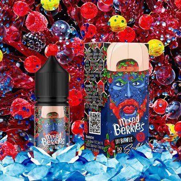 Жидкость In Bottle Salt Mixed Berries (Микс Ягод) - 30Ml/30Mg 180855 фото